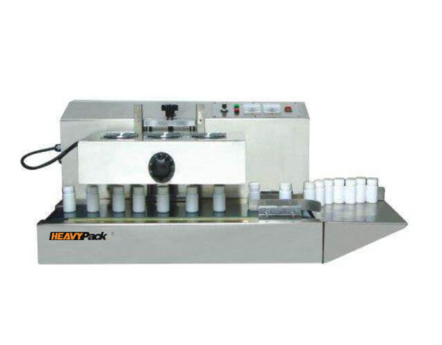 Mesin Penyegel Capper Semi Otomatis Lubang Botol Obat / Sirup / Madu Kotak atau bulat dengan Aluminium Foil